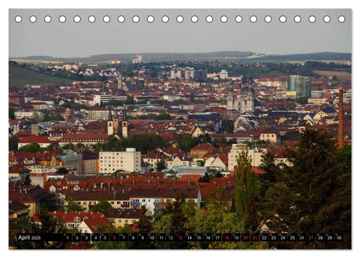 Bild: 9783435653607 | Würzburg am Abend (Tischkalender 2025 DIN A5 quer), CALVENDO...