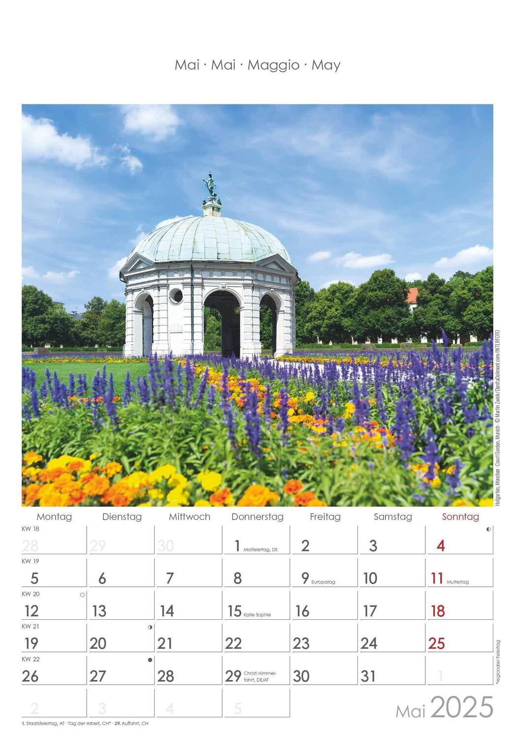 Bild: 4251732341190 | Bayern 2025 - Bild-Kalender 23,7x34 cm - Regional-Kalender -...