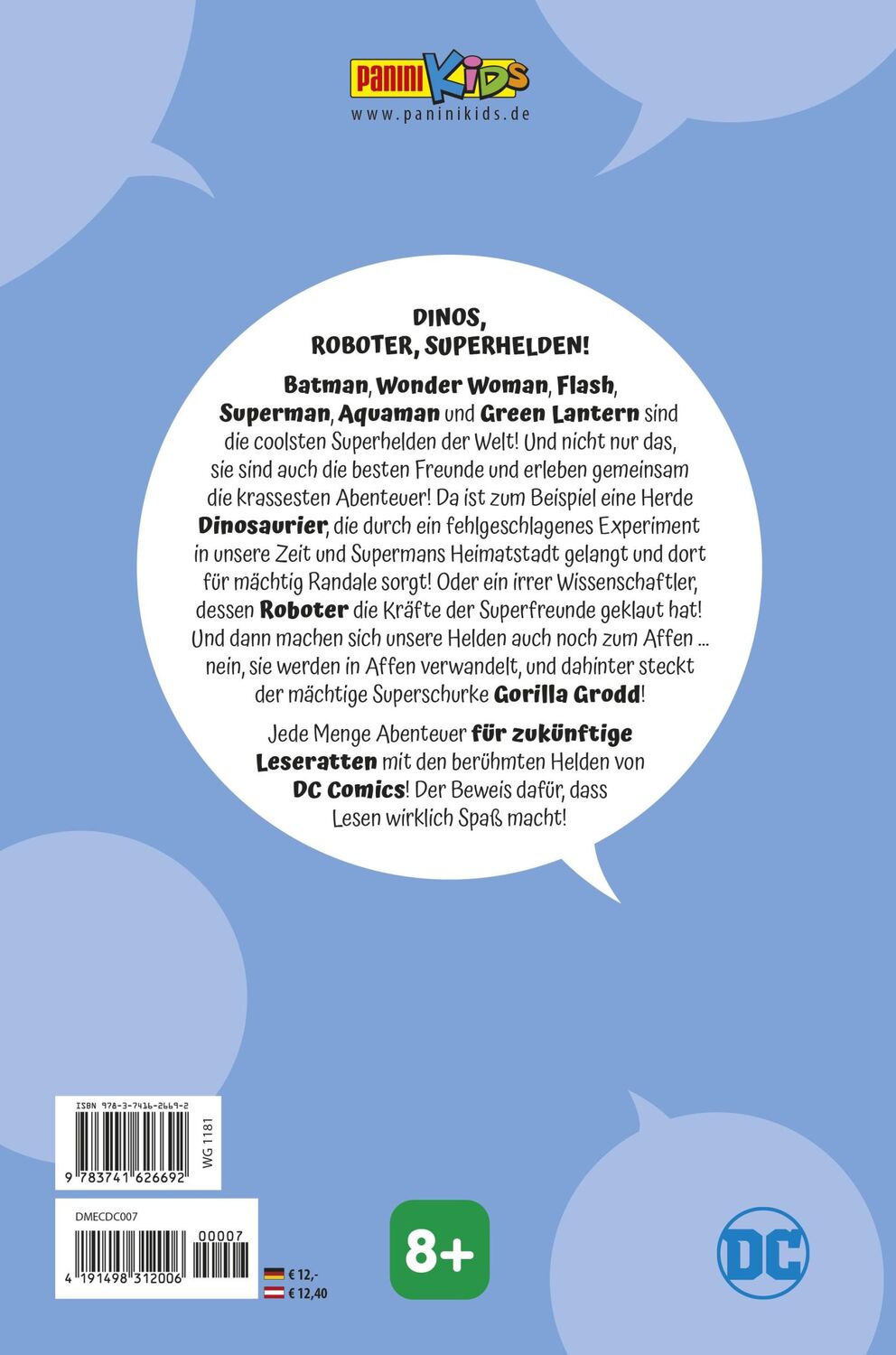 Rückseite: 9783741626692 | Mein erster Comic: Batman und seine Superfreunde | Fisch (u. a.)