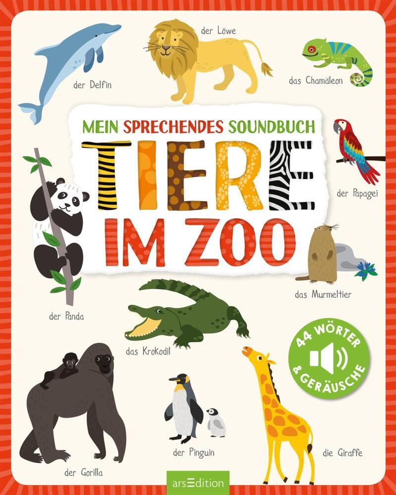 Bild: 9783845848136 | Mein sprechendes Soundbuch - Tiere im Zoo | 44 Wörter &amp; Geräusche