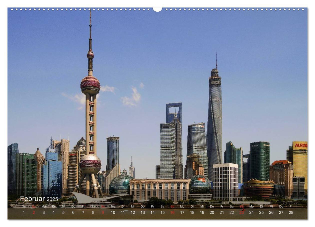 Bild: 9783435556731 | Shanghai - faszinierende Facetten (Wandkalender 2025 DIN A2 quer),...