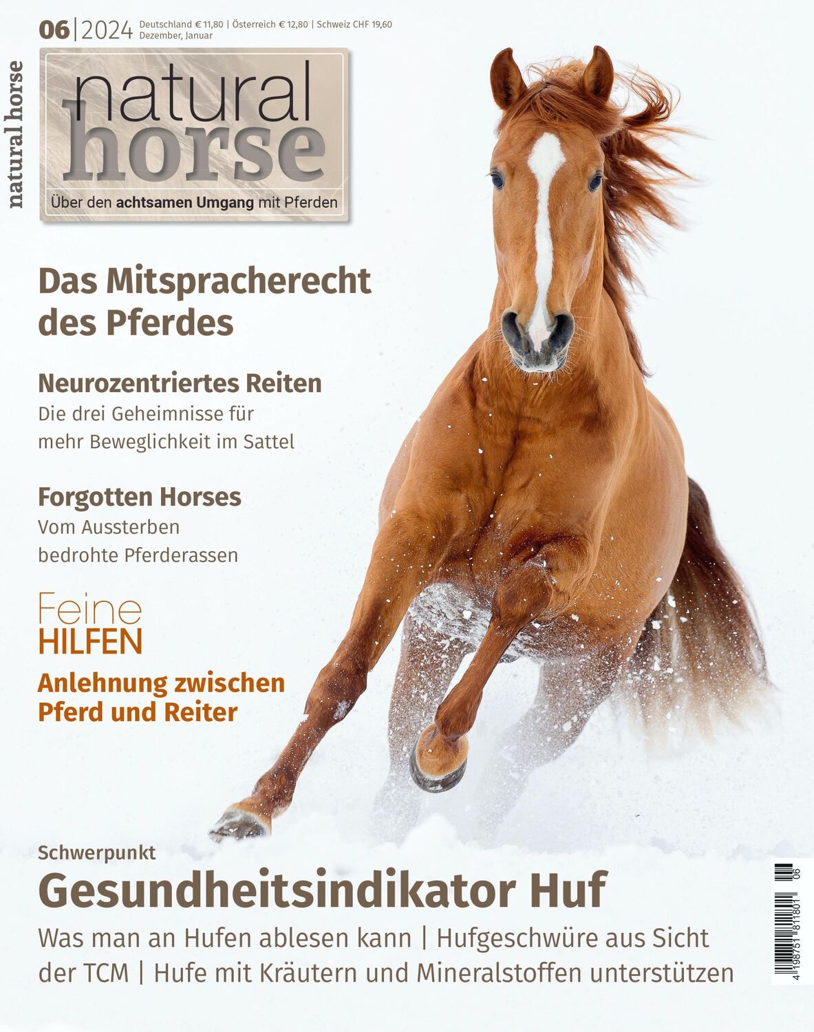 Cover: 9783958471542 | Natural Horse 54 | Gesundheitsfaktor Huf | Martina Kiss | Taschenbuch