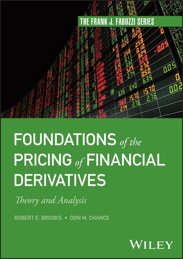 Cover: 9781394179657 | Foundations of the Pricing of Financial Derivatives | Chance (u. a.)