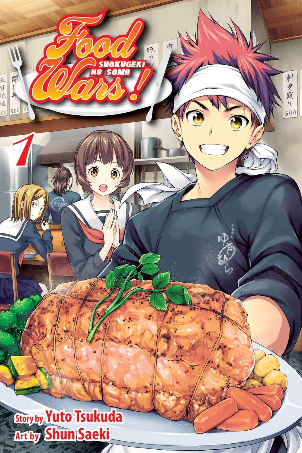 Cover: 9781421572543 | Food Wars!: Shokugeki no Soma, Vol. 1 | Endless Wilderness | Tsukuda