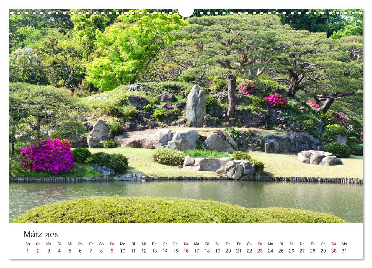 Bild: 9783383968211 | Gärten in Japan (Wandkalender 2025 DIN A3 quer), CALVENDO...