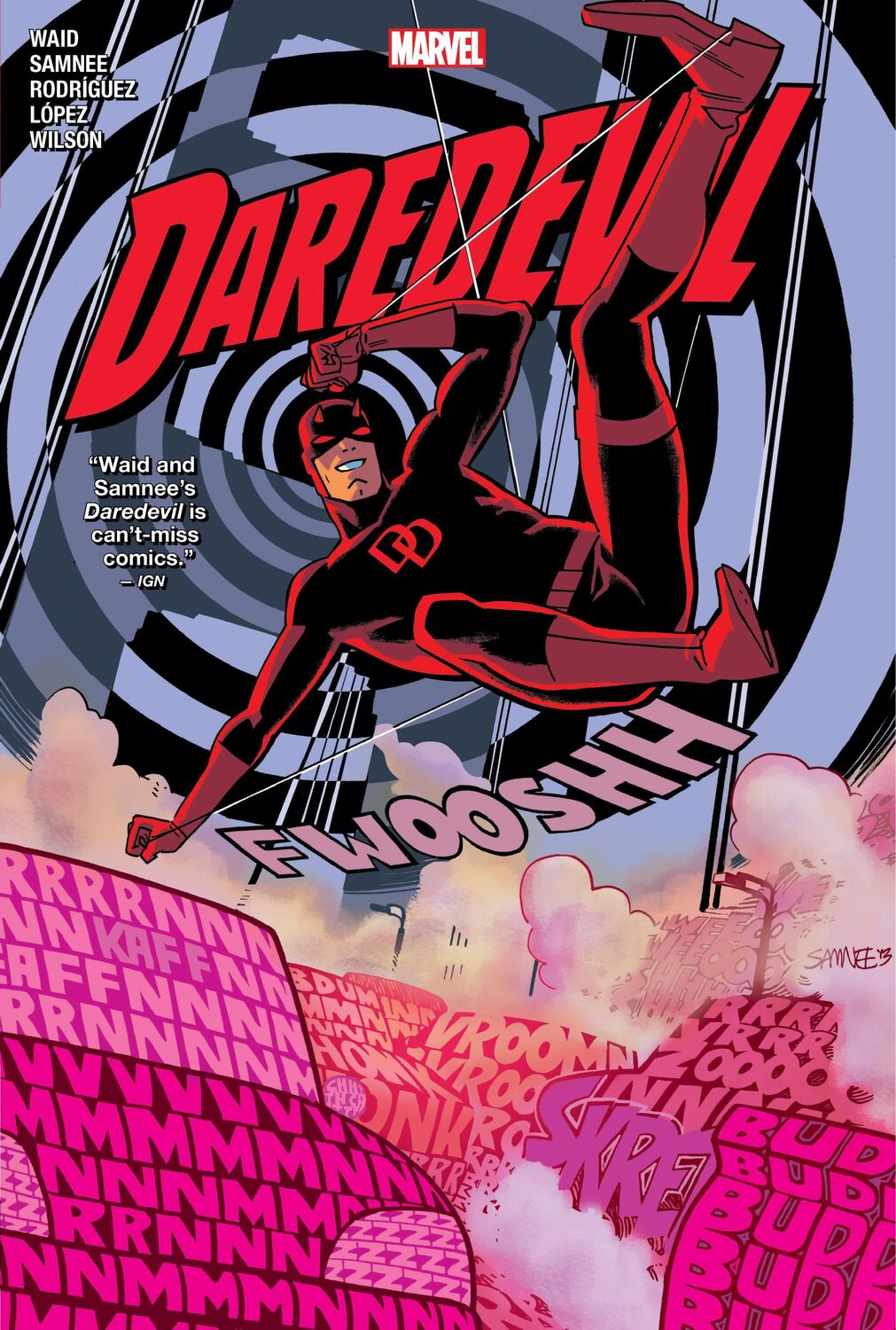 Cover: 9781302952808 | DAREDEVIL BY WAID &amp; SAMNEE OMNIBUS VOL. 2 [NEW PRINTING] | Mark Waid