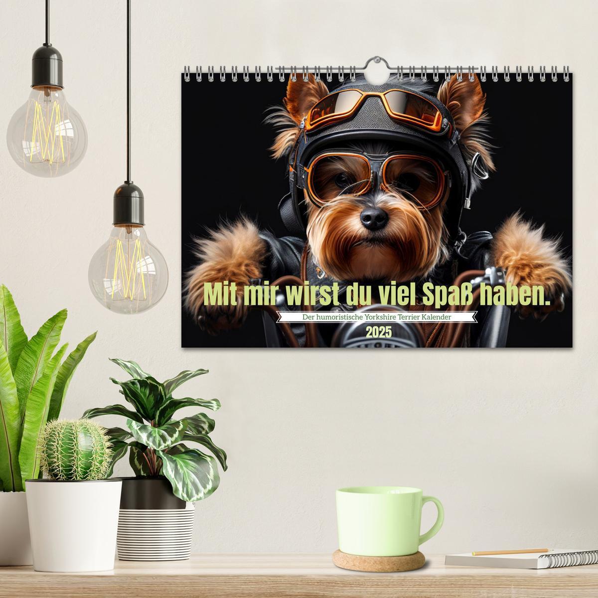 Bild: 9783383920523 | Der humoristische Yorkshire Terrier Kalender (Wandkalender 2025 DIN...