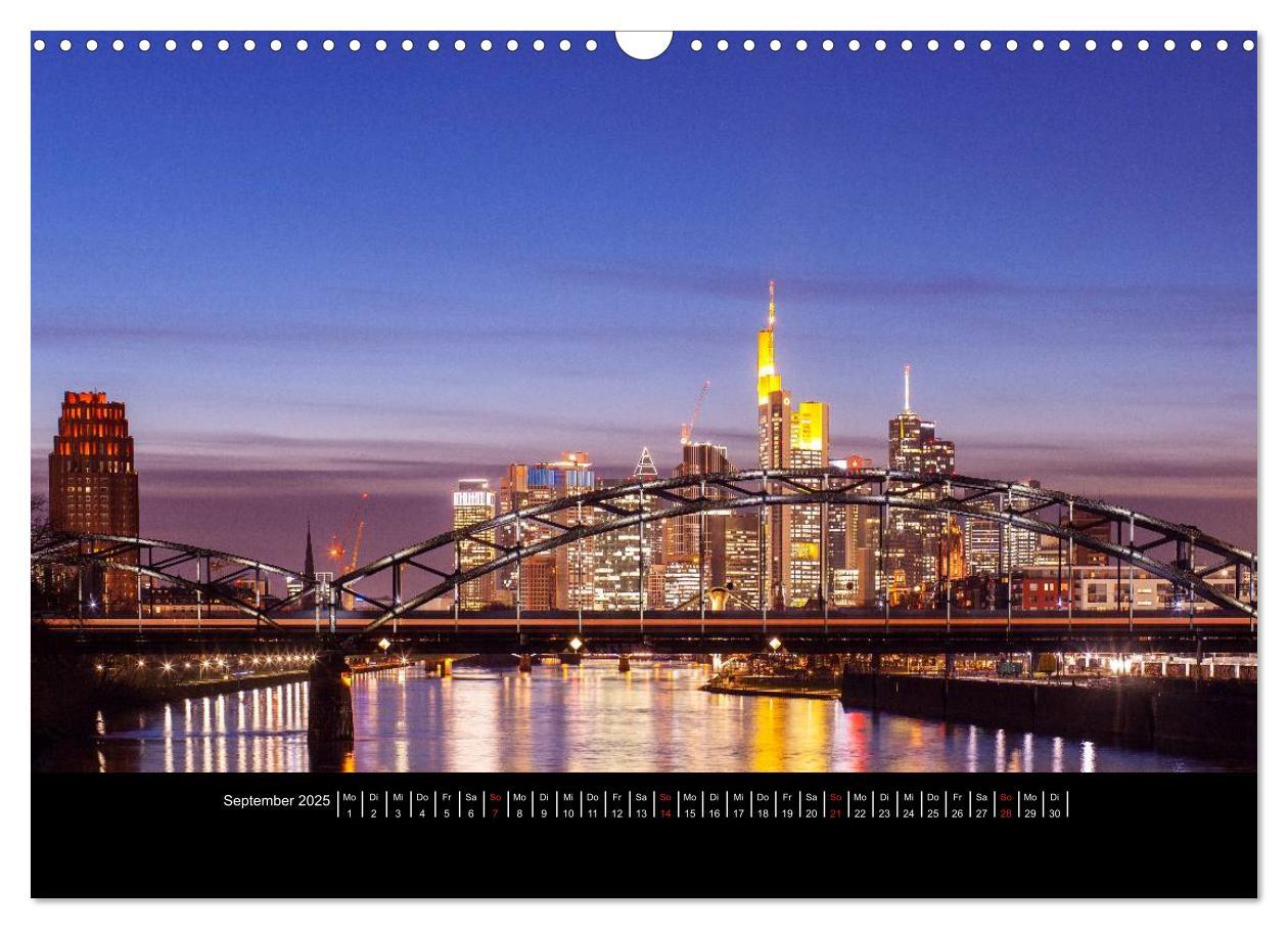 Bild: 9783435677559 | Frankfurt (Wandkalender 2025 DIN A3 quer), CALVENDO Monatskalender