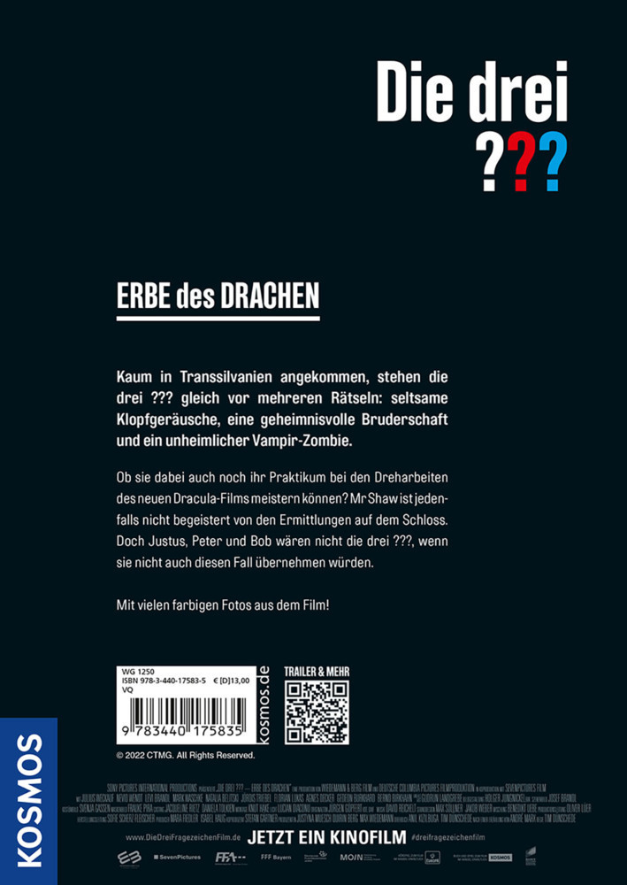 Bild: 9783440175835 | Die drei ??? Erbe des Drachen | Das Buch zum Film | André Marx | Buch