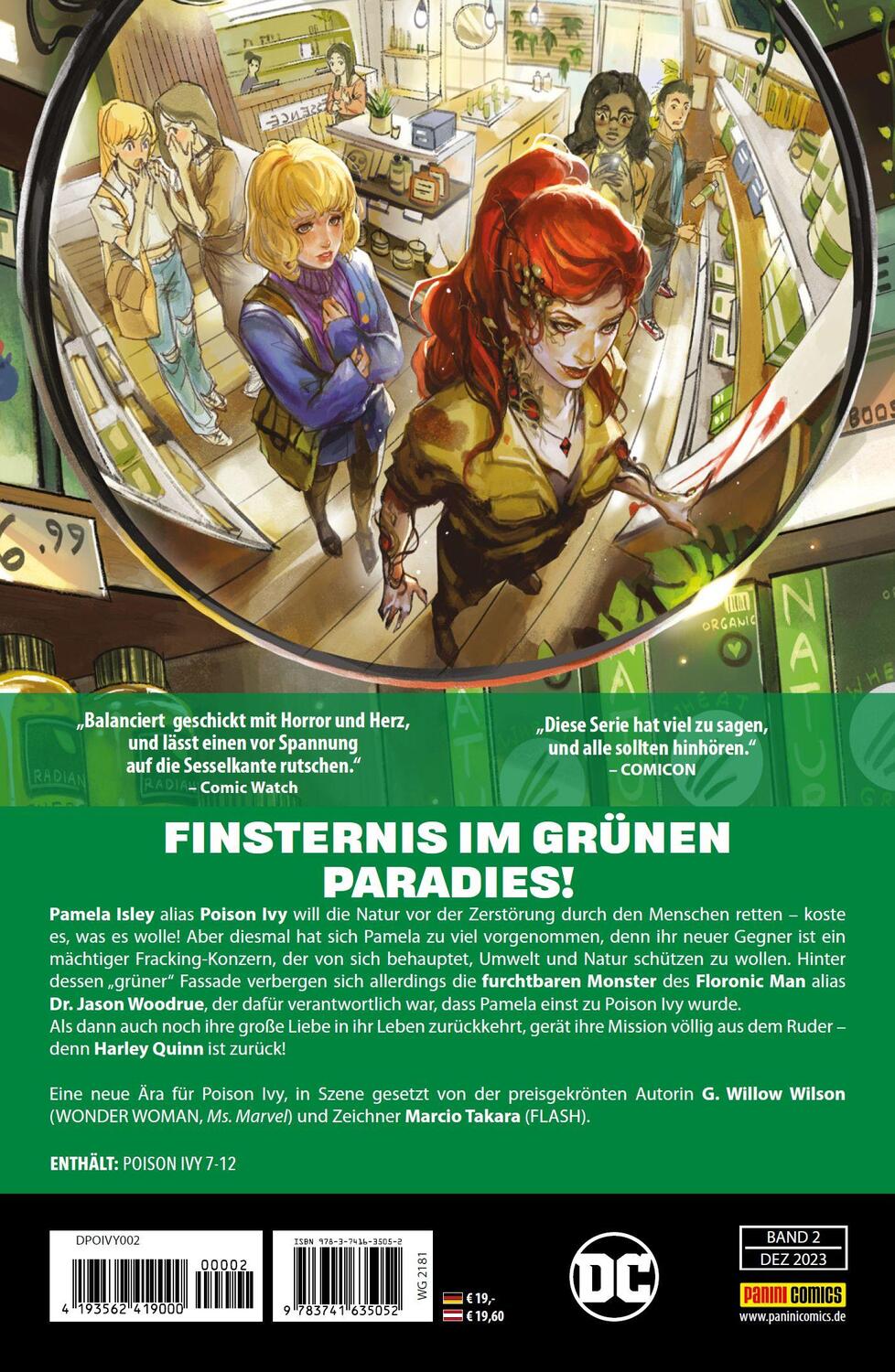 Rückseite: 9783741635052 | Poison Ivy | Bd. 2: Metamorphose 2 (von 2) | G. Willow Wilson (u. a.)