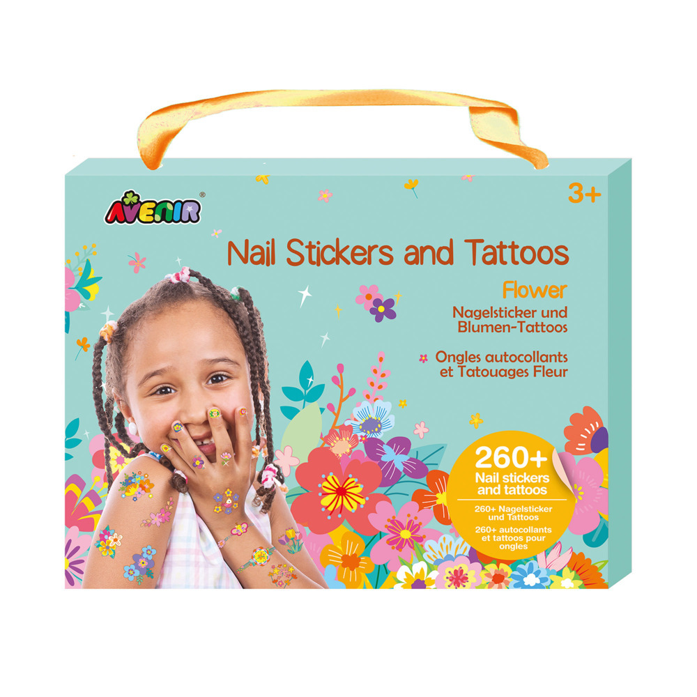 Cover: 6920773382070 | Nagelsticker &amp; Tattoos Blumen | 6308207 | Deutsch | 2022 | AVENIR