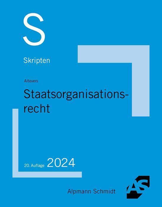 Cover: 9783867528962 | Skript Staatsorganisationsrecht | Ralf Altevers | Taschenbuch | 281 S.