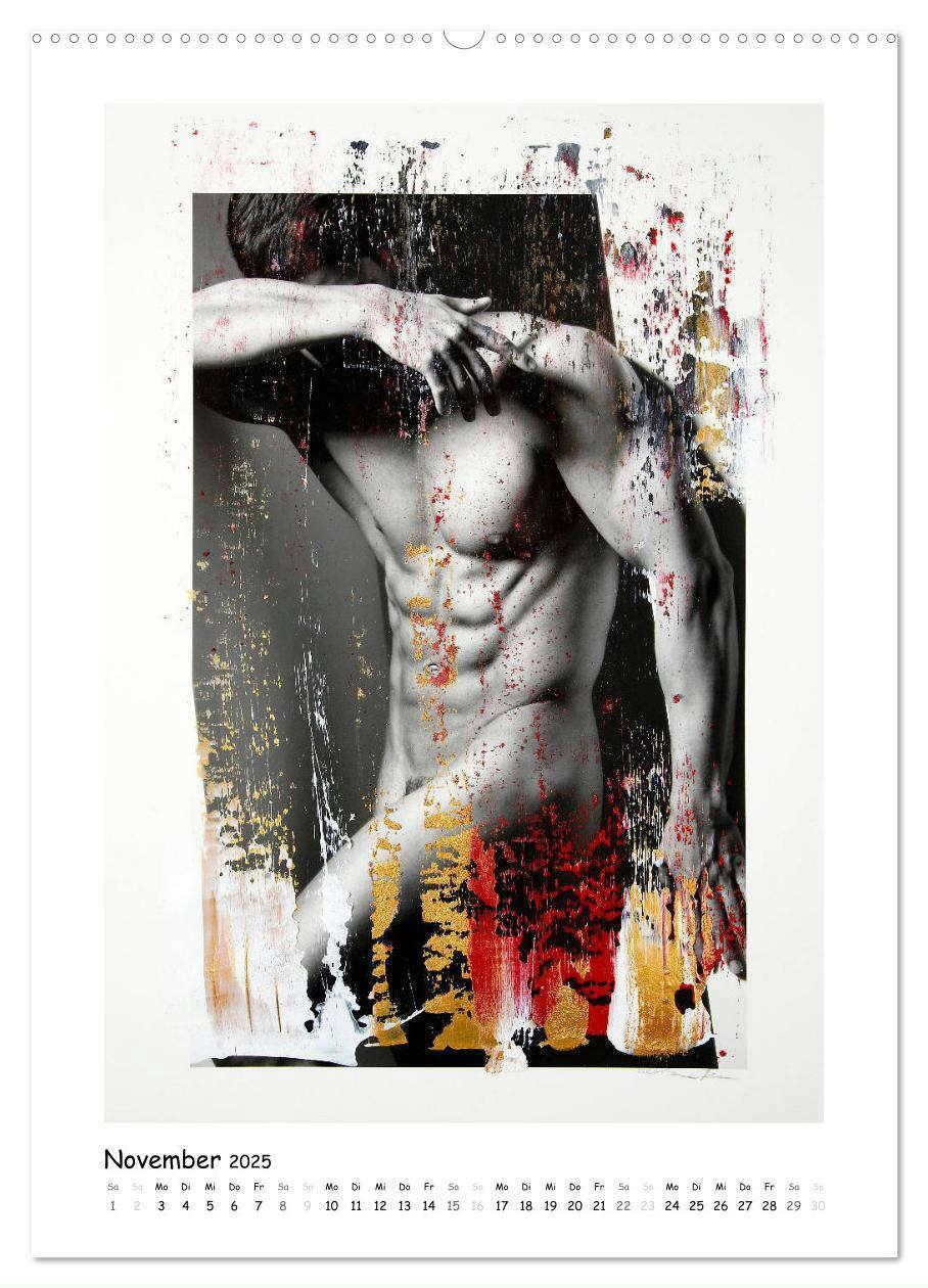 Bild: 9783435990993 | Overpainted ... Männer (Wandkalender 2025 DIN A2 hoch), CALVENDO...