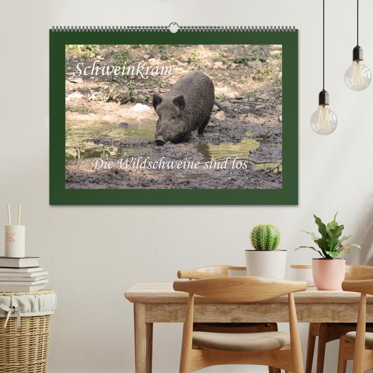 Bild: 9783435776948 | Schweinkram - Die Wildschweine sind los (Wandkalender 2025 DIN A2...