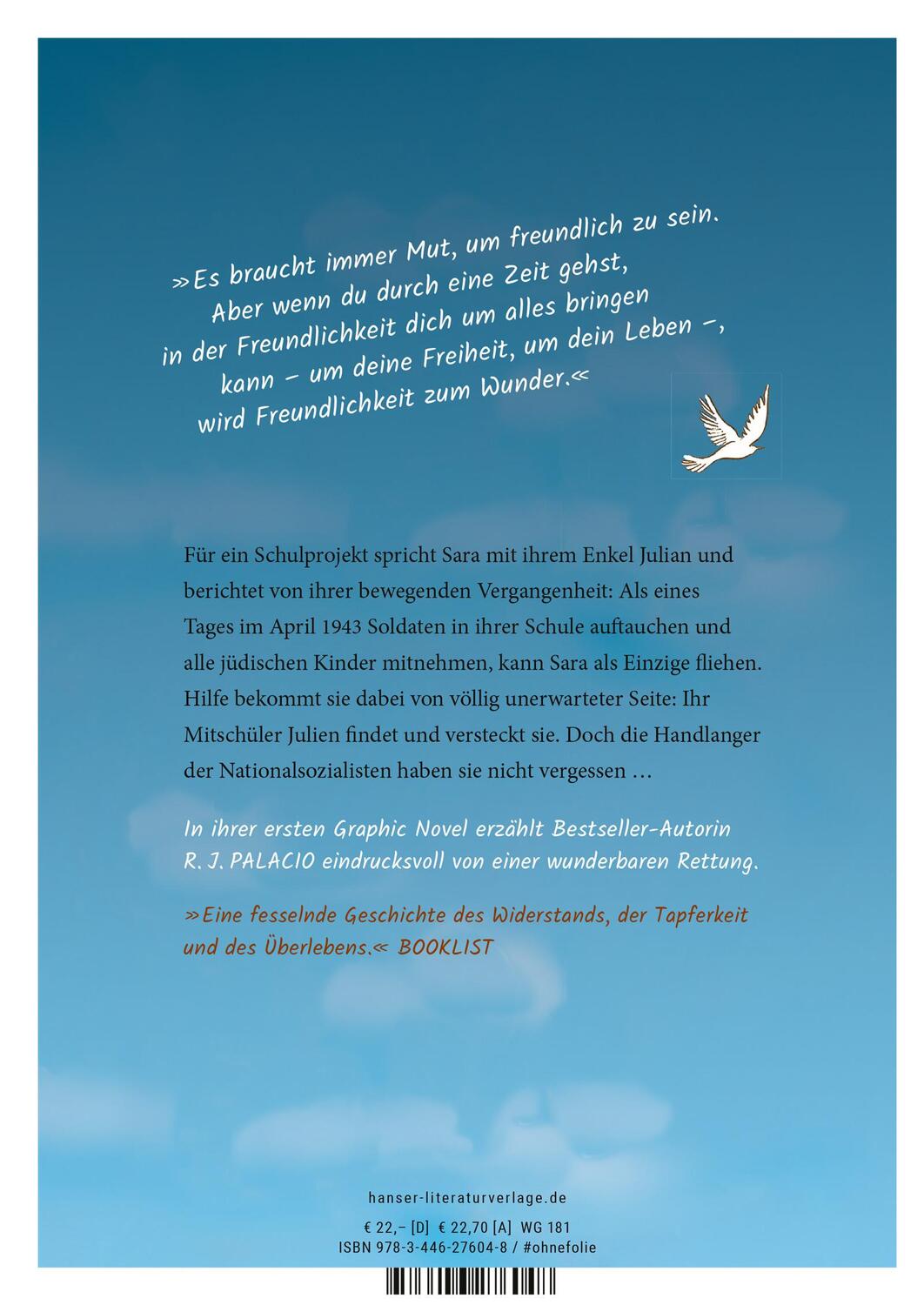 Bild: 9783446276048 | White Bird - Wie ein Vogel (Graphic Novel) | R. J. Palacio | Buch