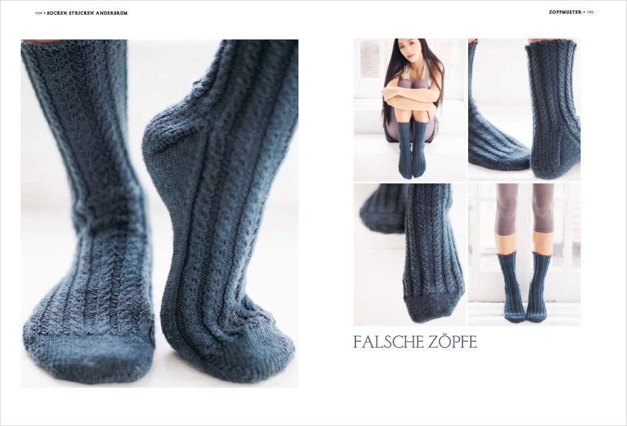 Bild: 9783809448044 | Socken stricken andersrum - Von der Spitze zum Bündchen. Die...