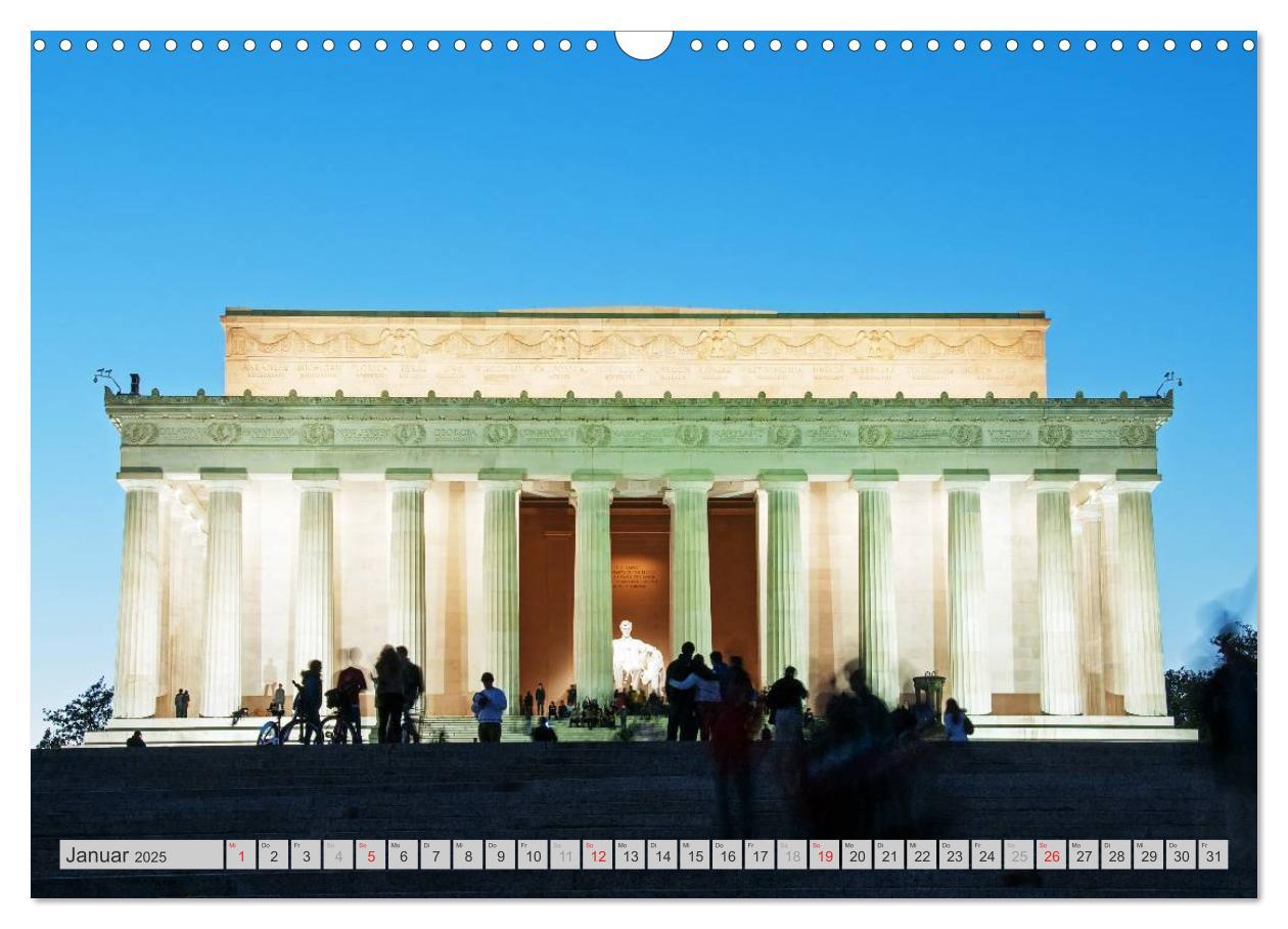 Bild: 9783435719327 | Washington D.C. (Wandkalender 2025 DIN A3 quer), CALVENDO...