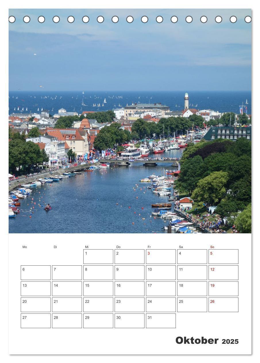 Bild: 9783435901982 | Warnemünde Urlaub für zu Hause (Tischkalender 2025 DIN A5 hoch),...