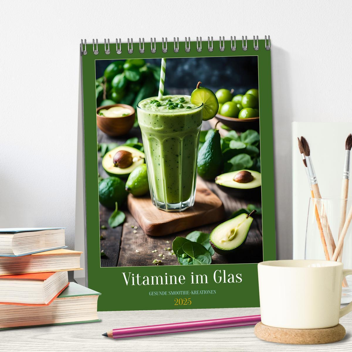 Bild: 9783457167922 | Vitamine im Glas - Gesunde Smoothie Kreationen (Tischkalender 2025...