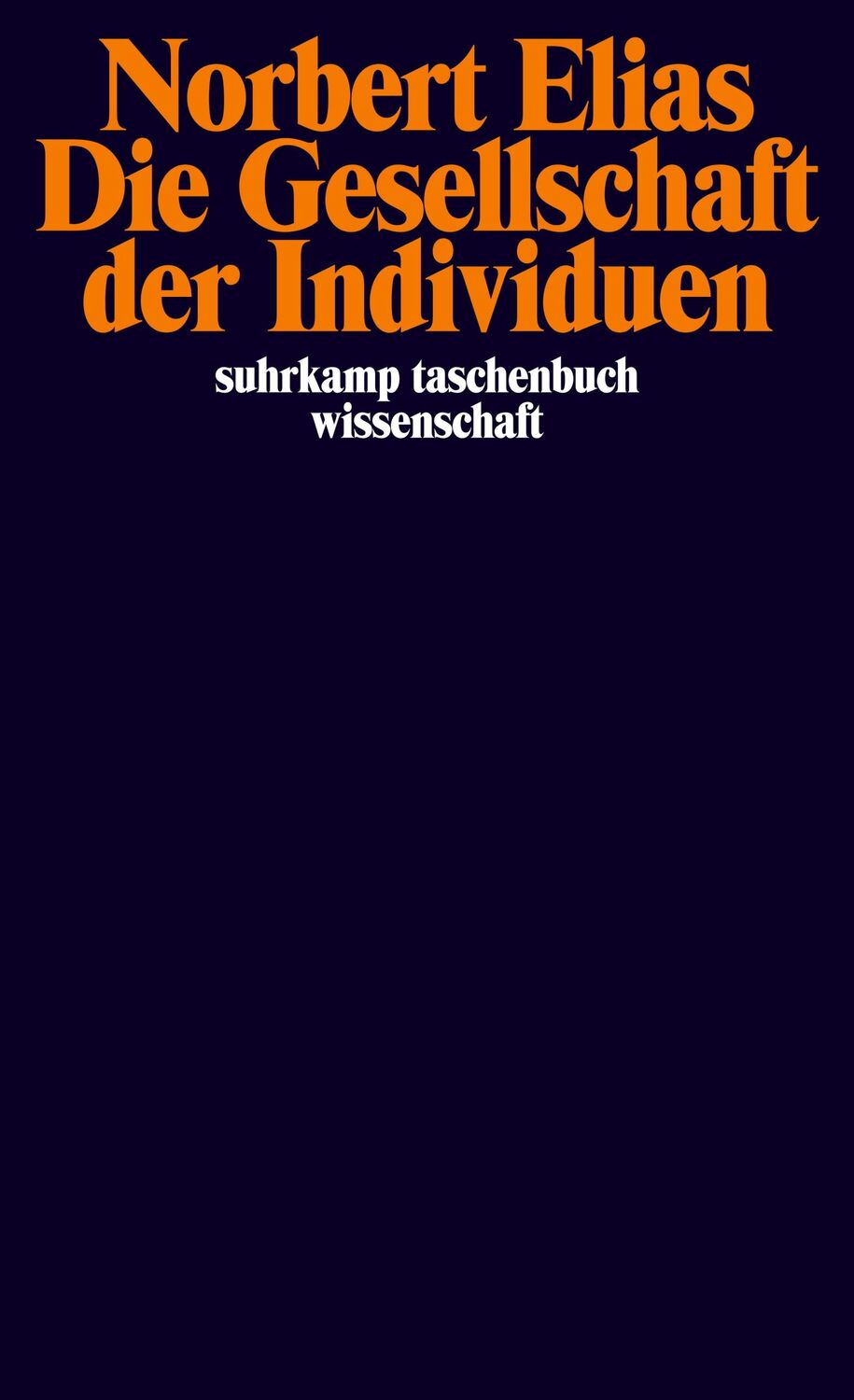 Cover: 9783518285749 | Die Gesellschaft der Individuen | Norbert Elias | Taschenbuch | 339 S.