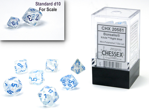 Cover: 601982035228 | Borealis® Mini-Polyhedral Icicle™/light blue Luminary™7-Die Set