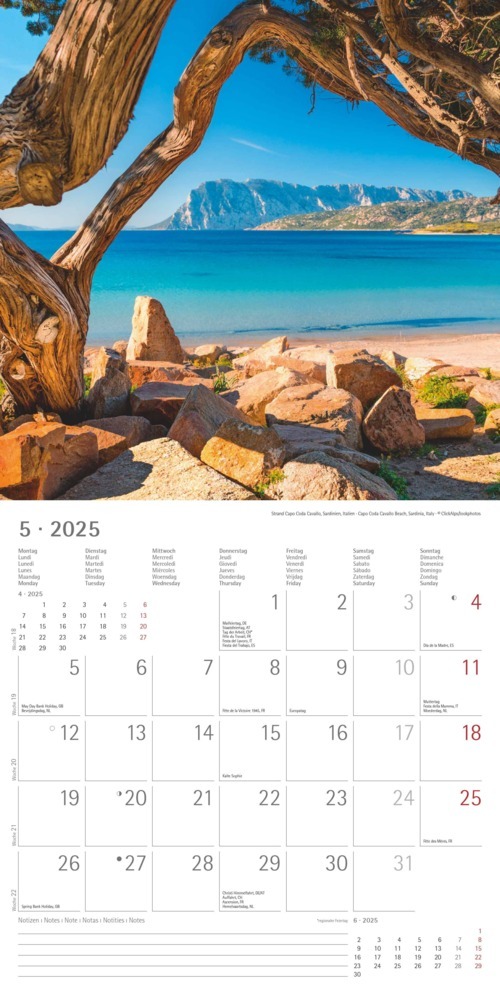 Bild: 4251732340896 | Am Meer 2025 - Broschürenkalender 30x30 cm (30x60 geöffnet) -...