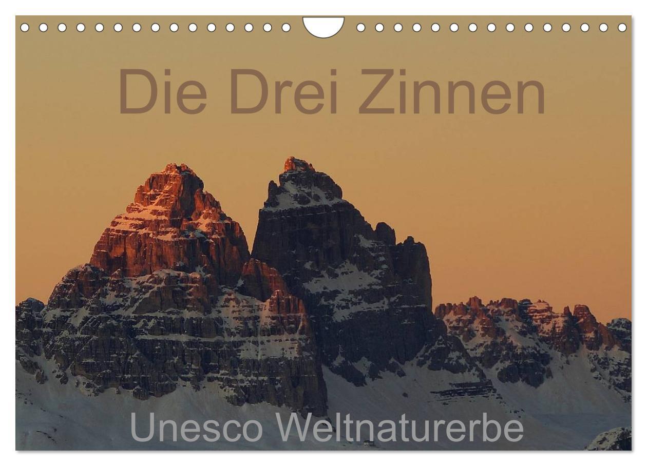 Cover: 9783435627851 | Die Drei Zinnen - Unesco Weltnaturerbe (Wandkalender 2025 DIN A4...