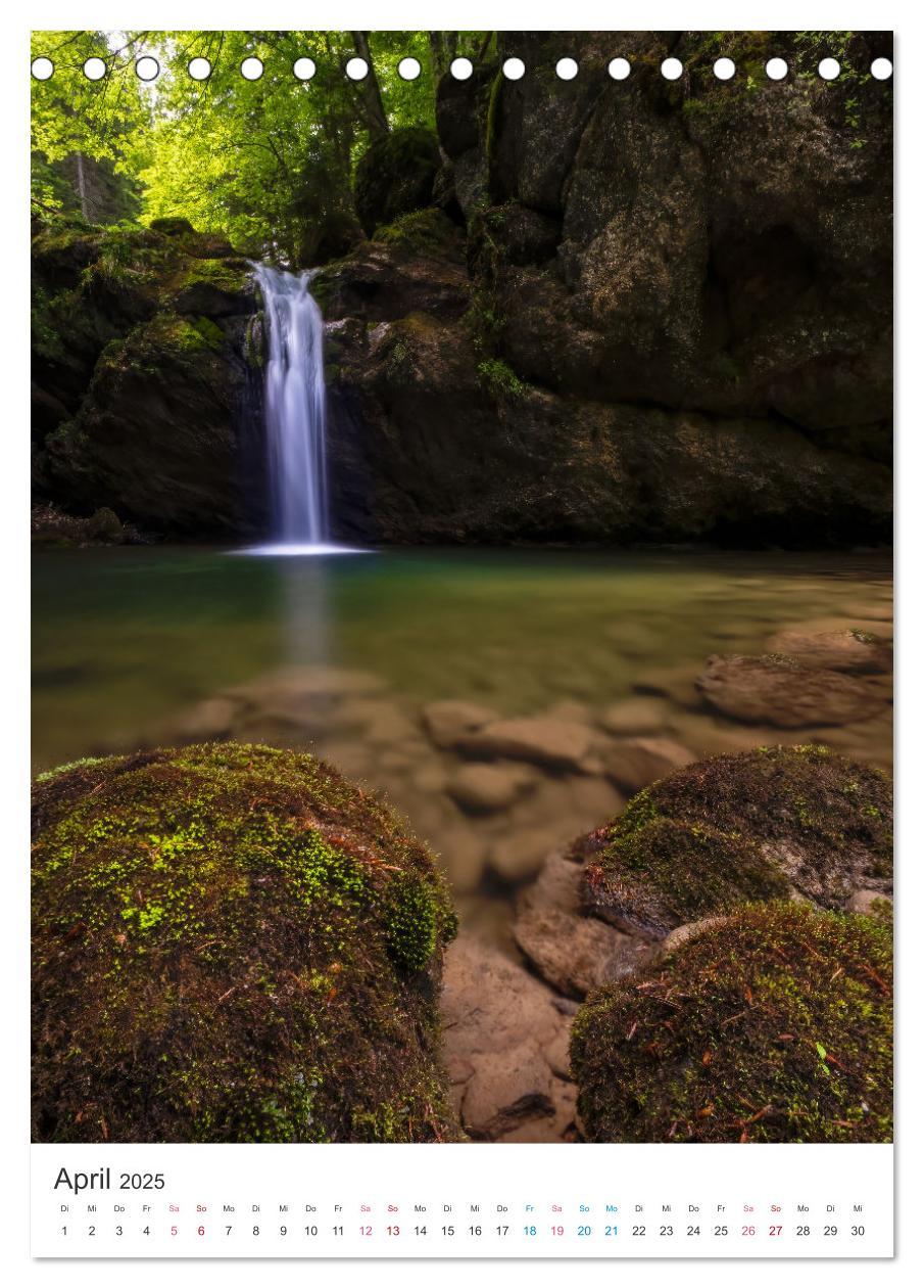 Bild: 9783435900534 | Allgäuer Wasserfälle (Tischkalender 2025 DIN A5 hoch), CALVENDO...