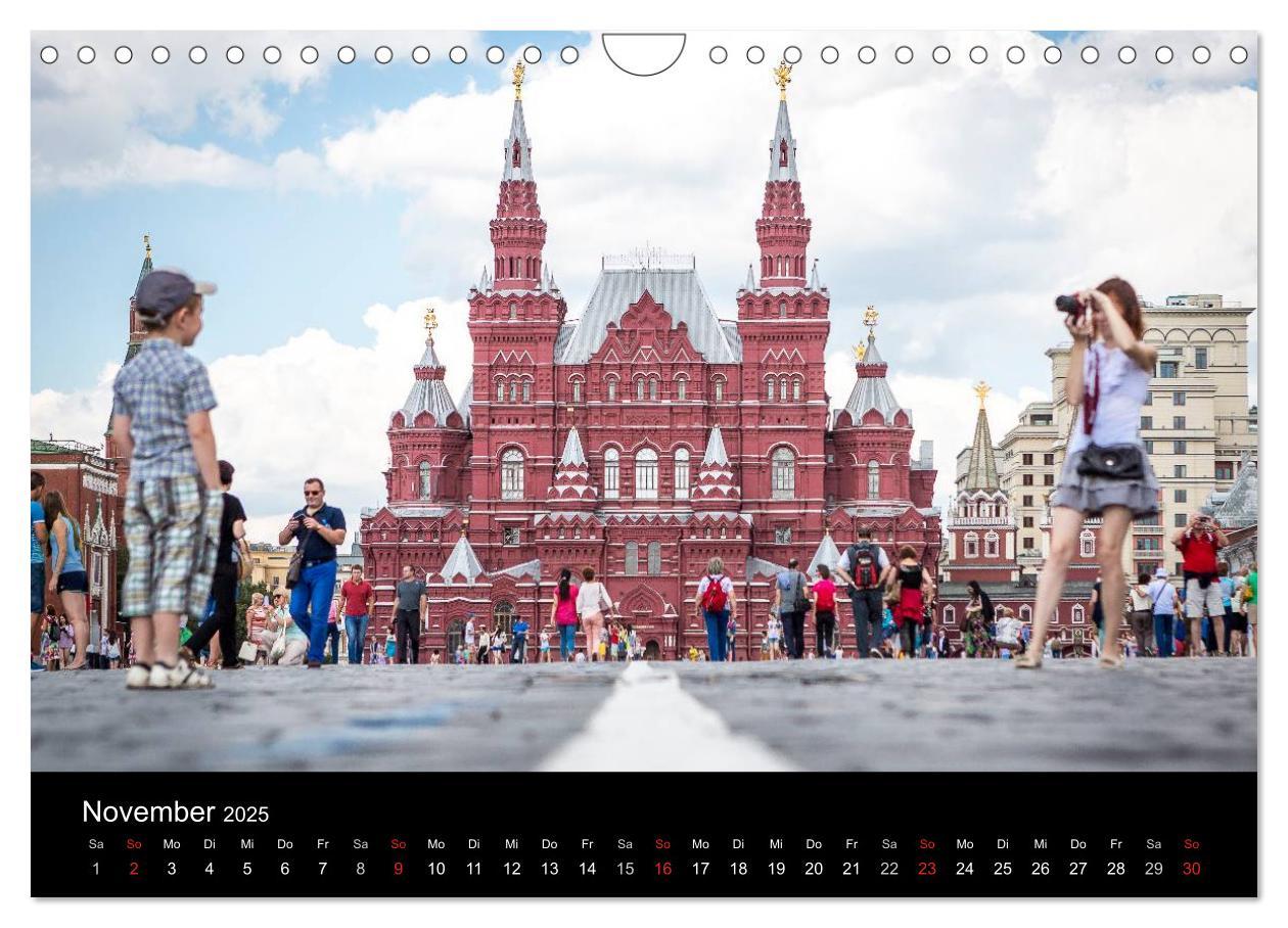 Bild: 9783435644537 | Moskau 2025 (Wandkalender 2025 DIN A4 quer), CALVENDO Monatskalender