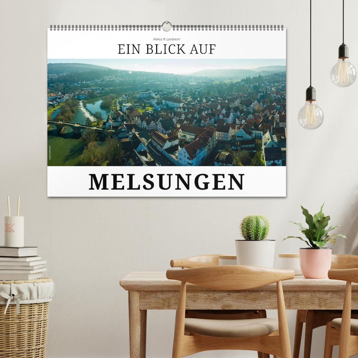 Bild: 9783435641048 | Ein Blick auf Melsungen (Wandkalender 2025 DIN A2 quer), CALVENDO...