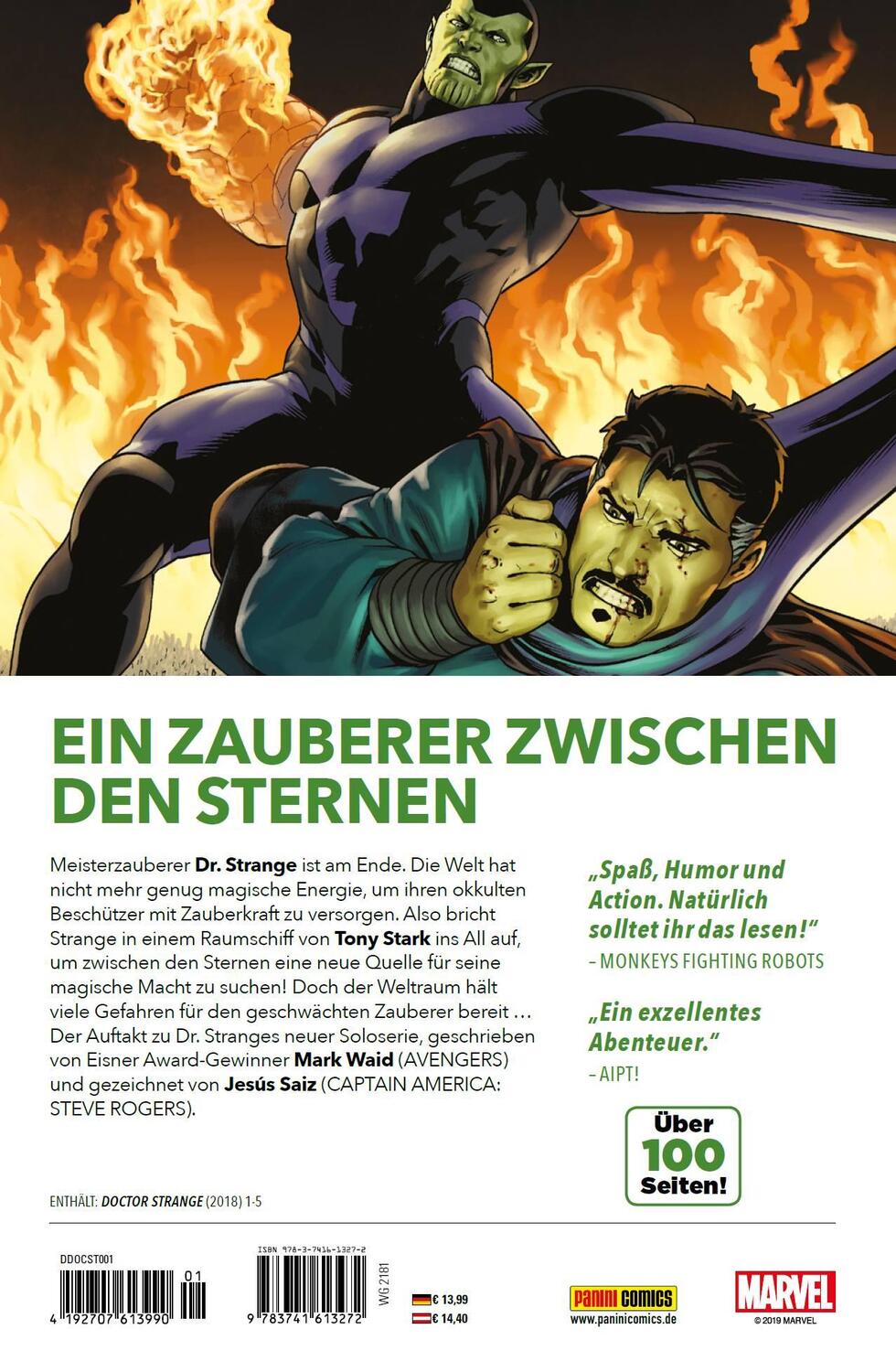 Rückseite: 9783741613272 | Doctor Strange - Neustart | Bd. 1: Der oberste Zauberer der Galaxie