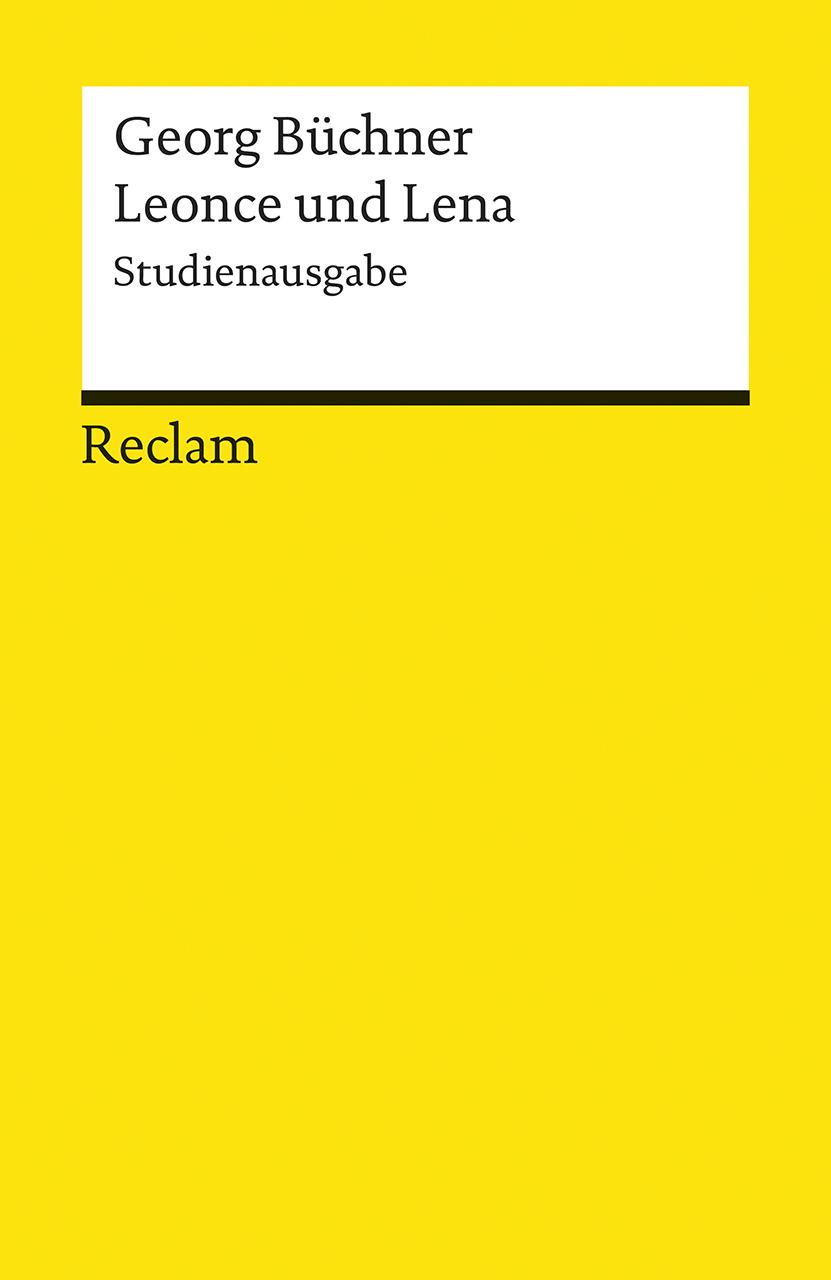 Cover: 9783150182482 | Leonce und Lena. Studienausgabe | Georg Büchner | Taschenbuch | 88 S.