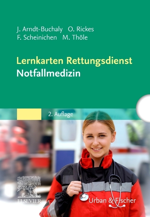 Cover: 9783437253812 | Lernkarten Rettungsdienst - Notfallmedizin | Jörg Arndt (u. a.) | Box