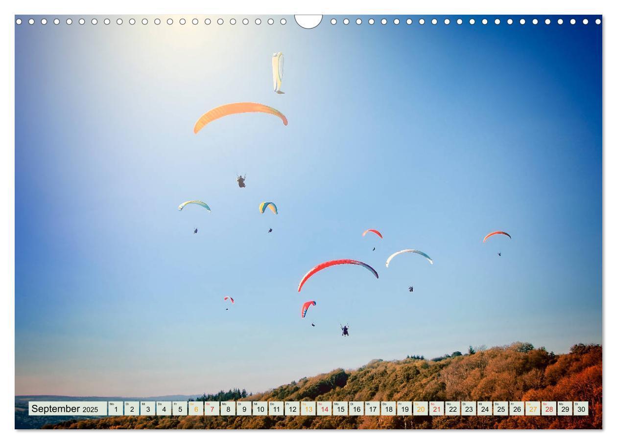 Bild: 9783435241163 | Paragliding - Mut zum Abenteuer (Wandkalender 2025 DIN A3 quer),...