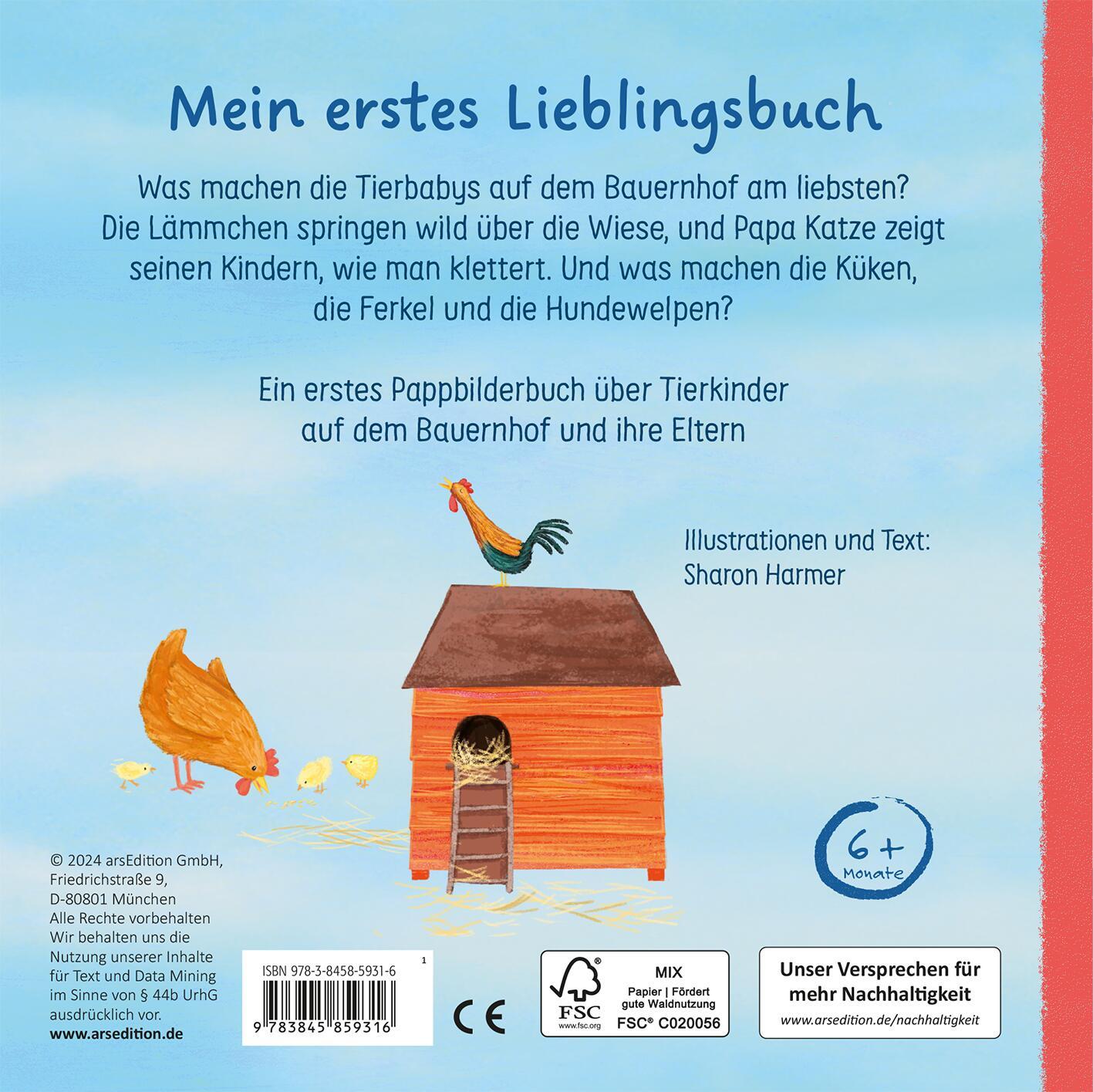 Rückseite: 9783845859316 | Hab dich lieb, kleines Küken! | mit Knisterplüschklappe | Harmer