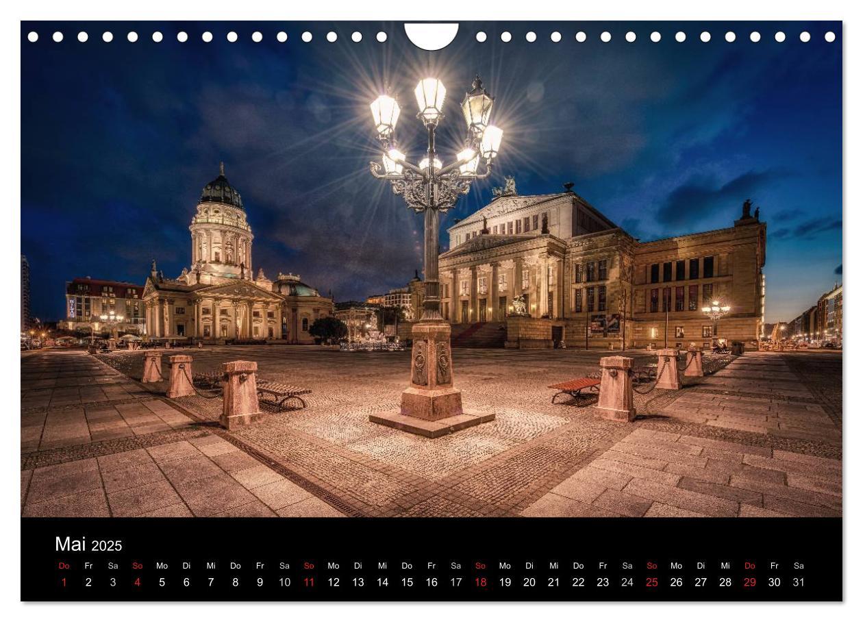 Bild: 9783435636921 | Berlin City bei Nacht (Wandkalender 2025 DIN A4 quer), CALVENDO...