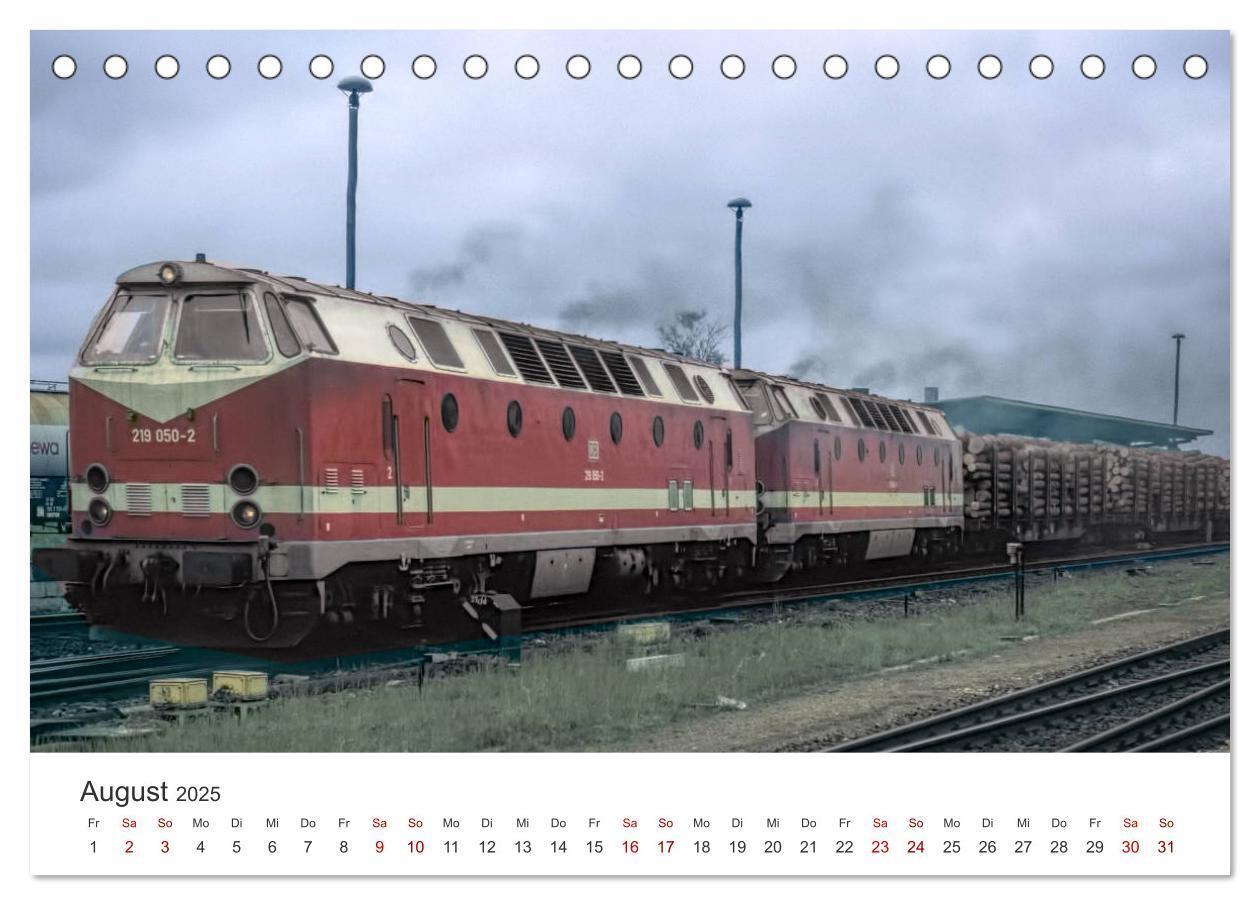 Bild: 9783435290413 | Deutsche Diesellokomotiven (Tischkalender 2025 DIN A5 quer),...