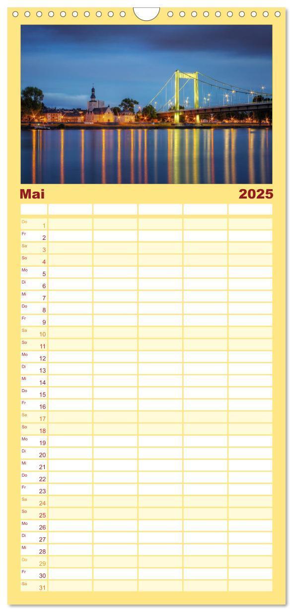 Bild: 9783457112441 | Familienplaner 2025 - Köln dunkel bunt - Die Stadt in anderem...