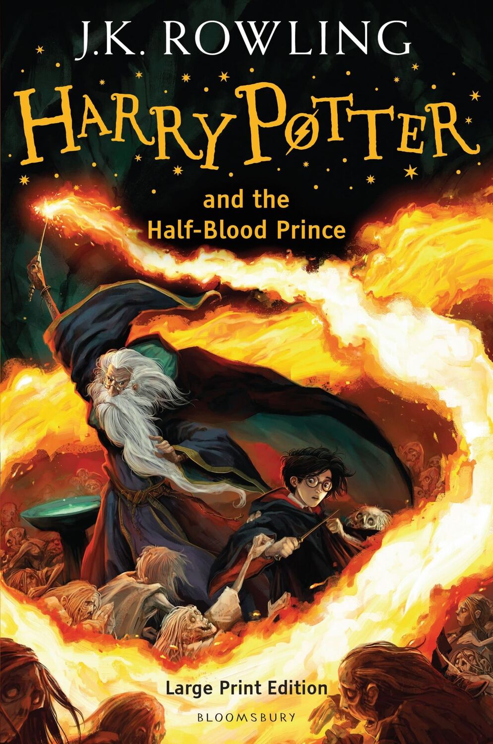 Cover: 9780747581529 | Harry Potter and the Half-Blood Prince | Large Print Edition | Rowling