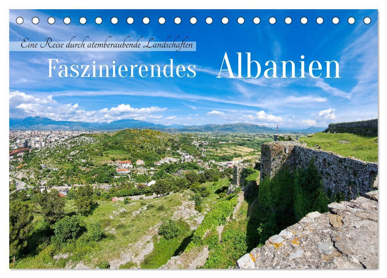 Cover: 9783457218532 | Faszinierendes Albanien (Tischkalender 2025 DIN A5 quer), CALVENDO...