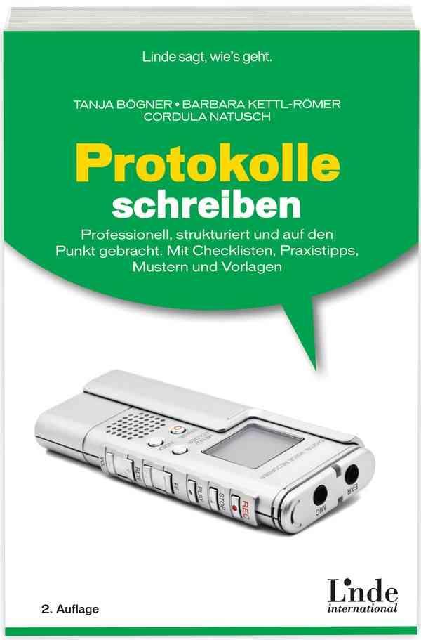 Cover: 9783709306598 | Protokolle schreiben | Tanja Bögner (u. a.) | Taschenbuch | Buch Print