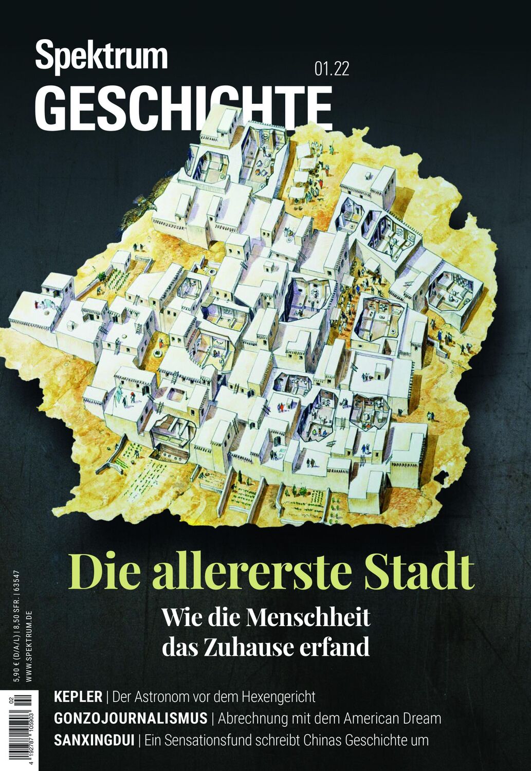 Cover: 9783958926103 | Spektrum Geschichte - Die allererste Stadt | Spektrum der Wissenschaft