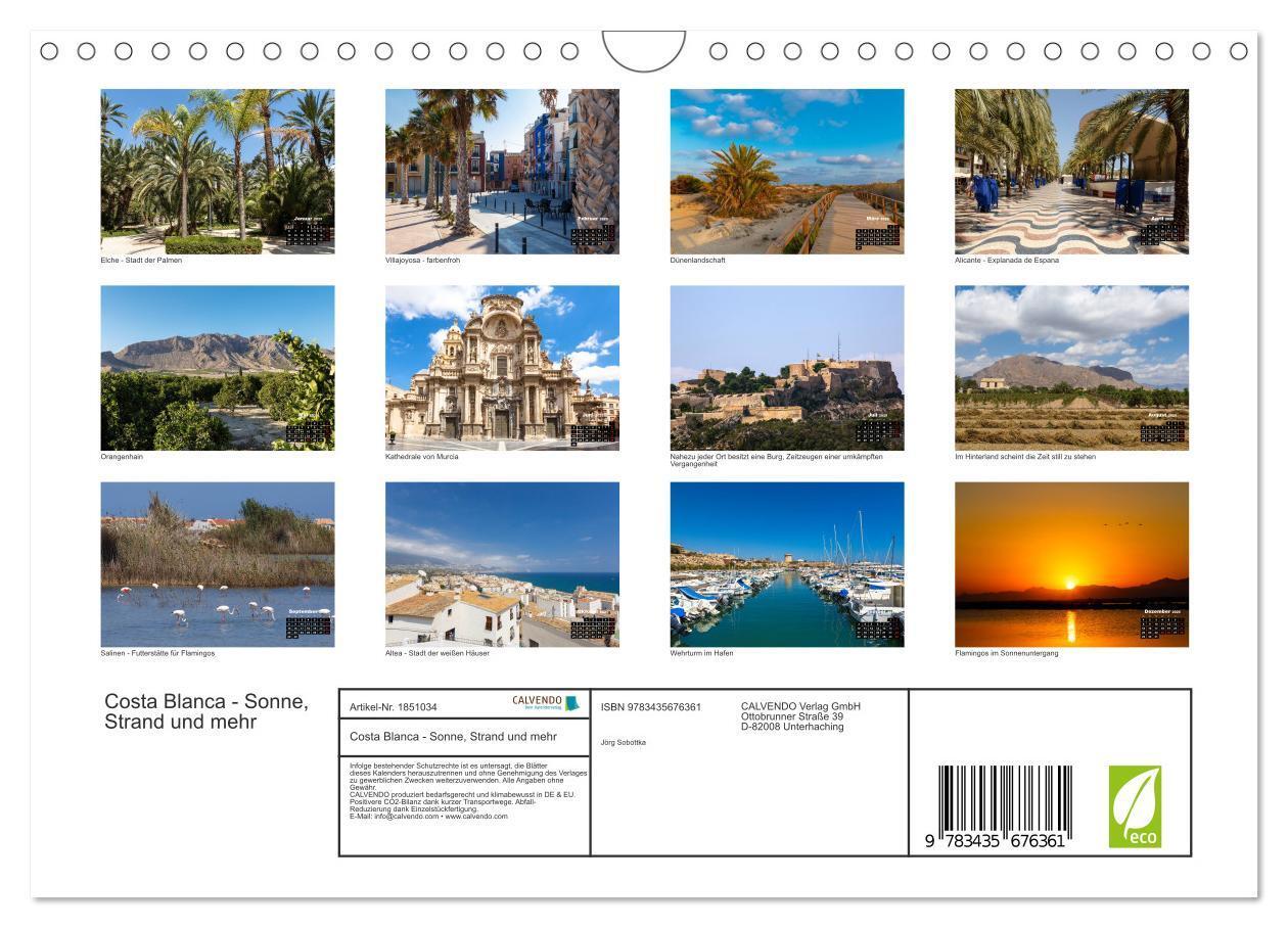 Bild: 9783435676361 | Costa Blanca - Sonne, Strand und mehr (Wandkalender 2025 DIN A4...