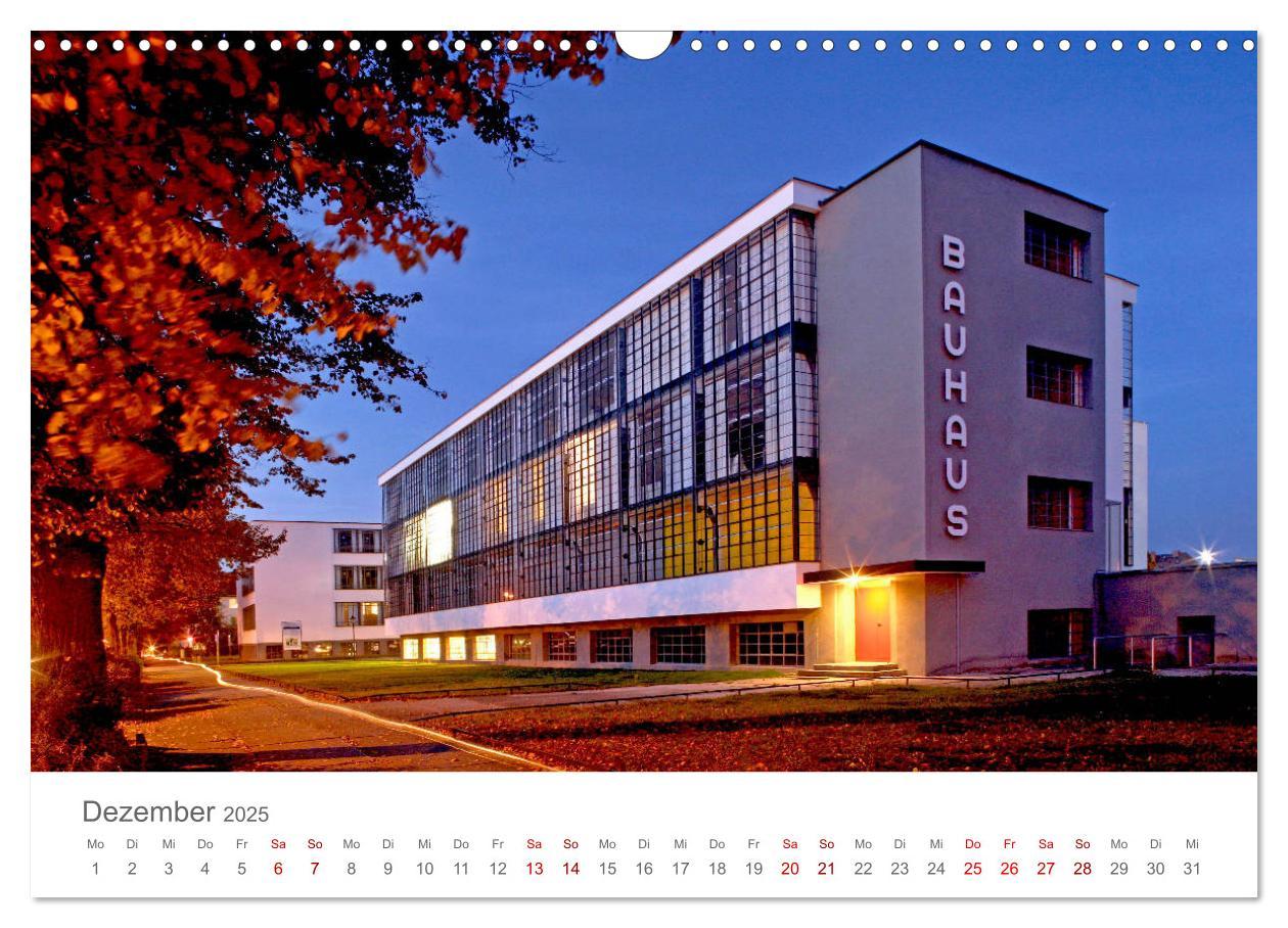 Bild: 9783435194278 | Dessau Design und ein schöner Park (Wandkalender 2025 DIN A3 quer),...