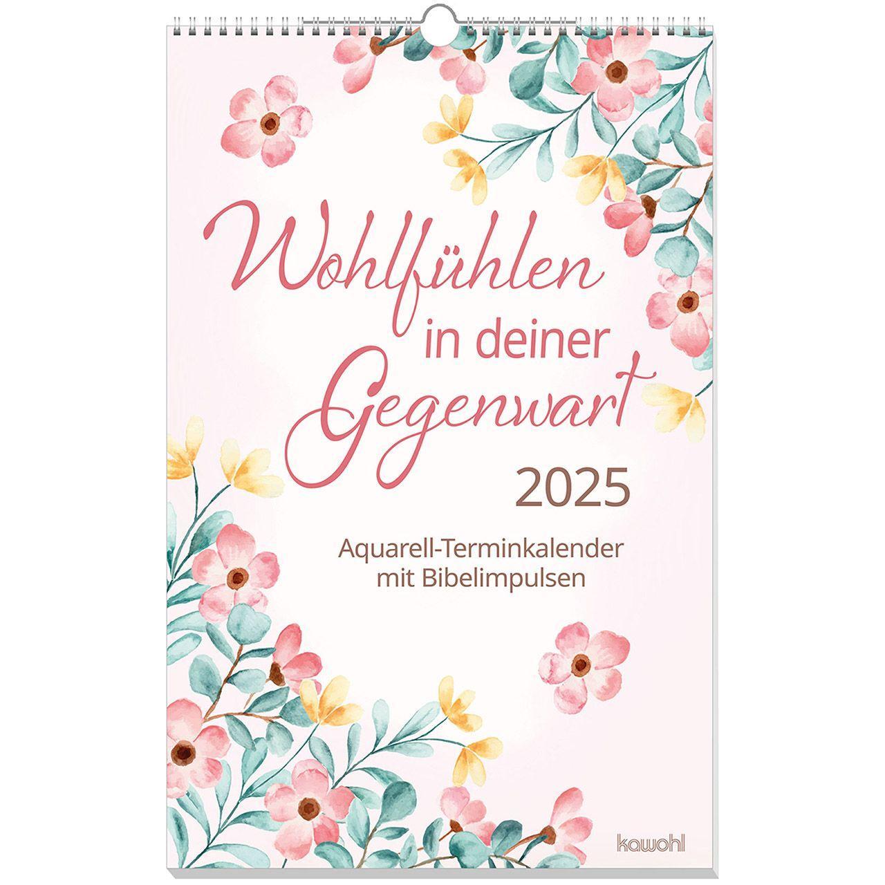 Cover: 9783754829158 | Wohlfühlen in deiner Gegenwart 2025 | Kalender | 14 S. | Deutsch