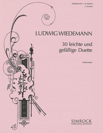 Cover: 9790221103949 | Leichte Gefallige Duette(30) | Ludwig Wiedemann | Buch