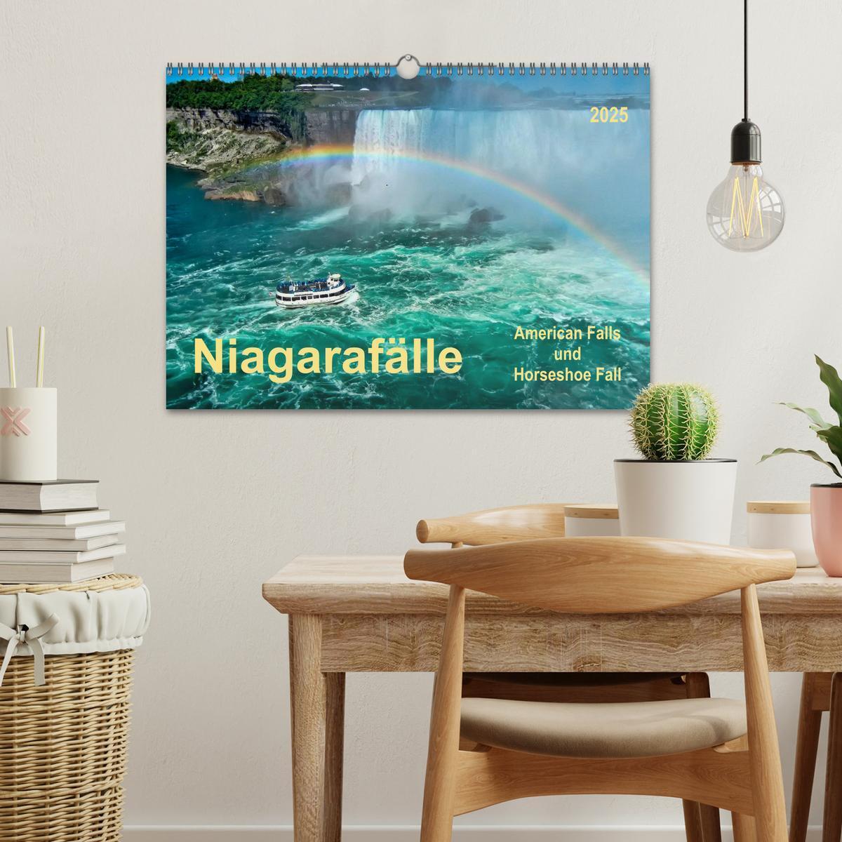 Bild: 9783435568062 | Niagarafälle - American Falls und Horseshoe Fall (Wandkalender 2025...