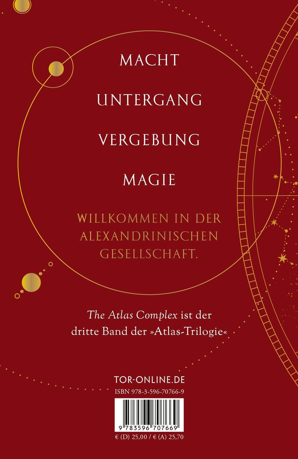 Rückseite: 9783596707669 | The Atlas Complex | Macht ist grenzenlos | Olivie Blake | Buch | 2024