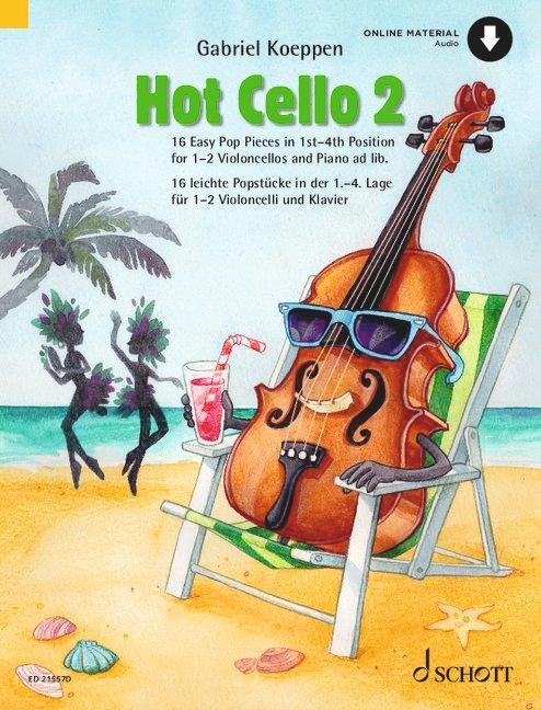 Cover: 9790001218566 | Hot Cello 2 mit Online-Material Audio | Broschüre | Celloschule | 2023