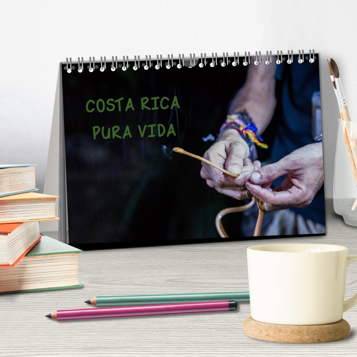 Bild: 9783435656127 | COSTA RICA - PURA VIDA (Tischkalender 2025 DIN A5 quer), CALVENDO...